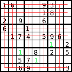 sudoku eliminasjon